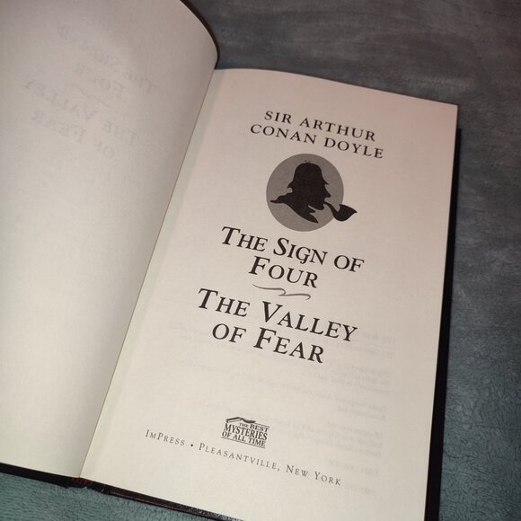 Book Sir Arthur Conan Doyle Collectible Mystery Sign of Four Valley of Fear - Picture 4 of 8